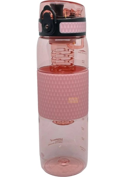 530ML Yeni Koleksiyon Silikon Gövdeli Detoks Aparatlı Tritan Su Matarası