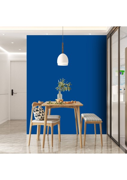 Koyu Mavi Düz Renk Yapışkanlı Folyo, Desensiz Folyolar, Su Geçirmez, Isıya Dayanıklı, Banyo, Yatak Odası, Mutfak Için Ev Dekoru, Dolap Yapışkanı, Duvar ve Mobilya Kaplama Folyosu, Dekoros