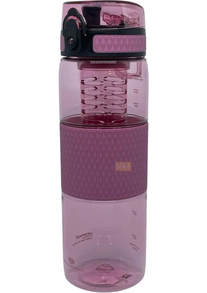 700ML Yeni Koleksiyon Silikon Gövdeli Detoks Aparatlı Tritan Su Matarası
