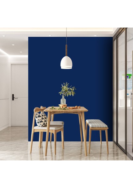 Lacivert Düz Renkli Yapışkanlı Folyo, Desensiz Folyolar, Su Geçirmez, Isıya Dayanıklı, Banyo, Yatak Odası, Mutfak Için Ev Dekoru, Dolap Yapışkanı, Duvar ve Mobilya Kaplama Folyosu, Dekoros