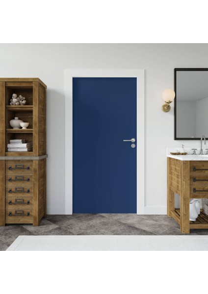 Lacivert Düz Renkli Yapışkanlı Folyo, Desensiz Folyolar, Su Geçirmez, Isıya Dayanıklı, Banyo, Yatak Odası, Mutfak Için Ev Dekoru, Dolap Yapışkanı, Duvar ve Mobilya Kaplama Folyosu, Dekoros