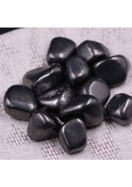 m FH Shungite Taşı Doğal Taş Kütle (Tamburlanmış/tımbıl)