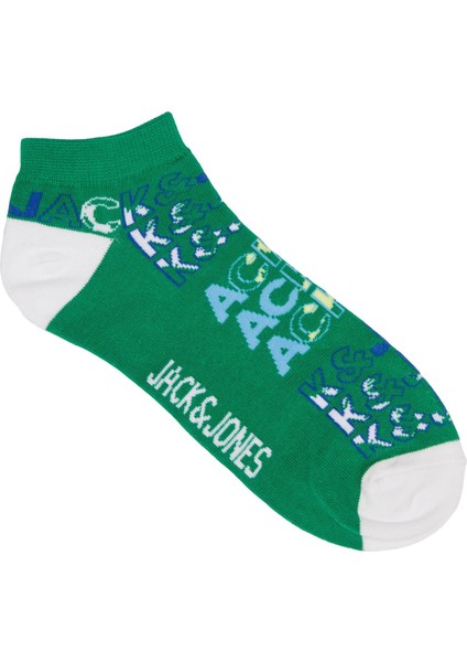 Color Logo Short Sock Erkek Yeşil Çorap 12217664-21