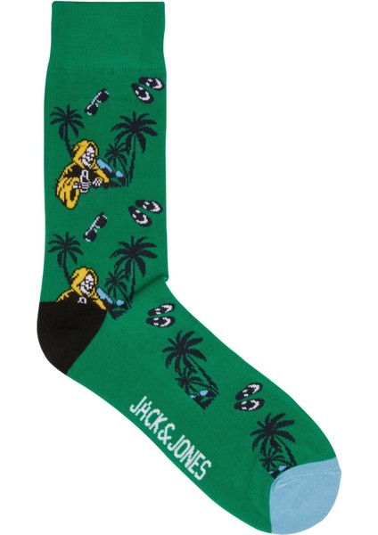 Kingston High Summer Skull Sock Erkek Yeşil Çorap 12217541-21