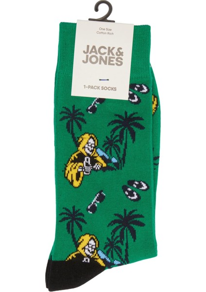 Kingston High Summer Skull Sock Erkek Yeşil Çorap 12217541-21