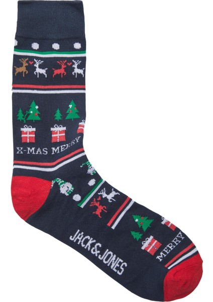 Jingle Socks Giftbox Erkek Lacivert Çorap 12222807-04