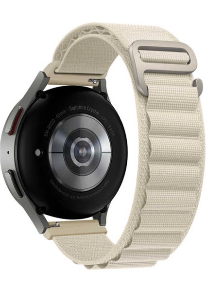 Xiaomi Watch S1 Pro 22MM Için Alpine Loop Kordon-74 Beyaz