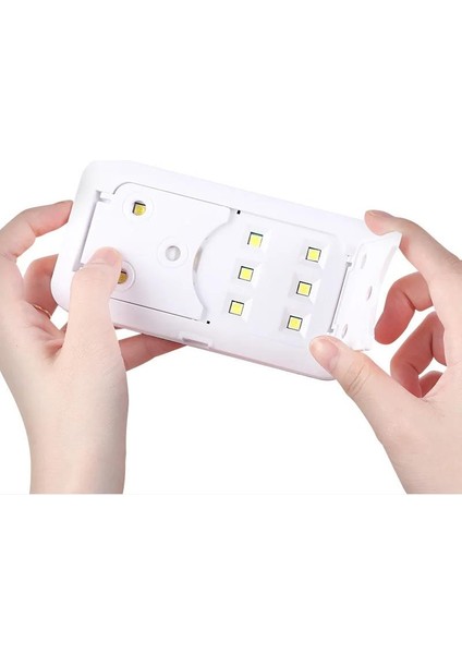 Portatif Mini Uv LED Lamba Manikür Tırnak Kurutucu Siyah 36 W