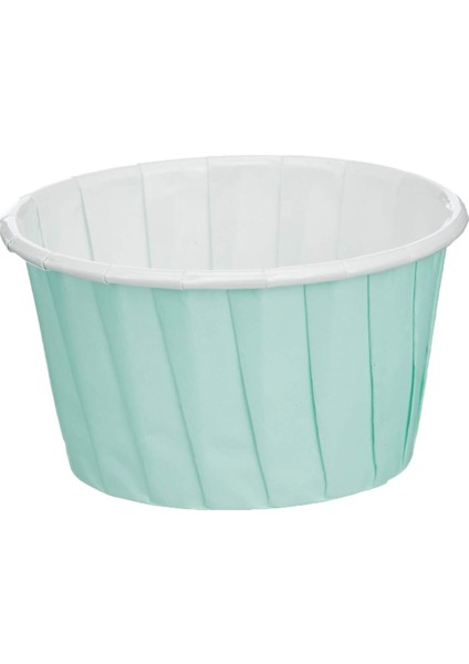 Muffin Kağıt Karton Pastel Yeşil Cupcake Kek Kalıbı Kapsülü Kabı - 50 Adetlik 1 Paket