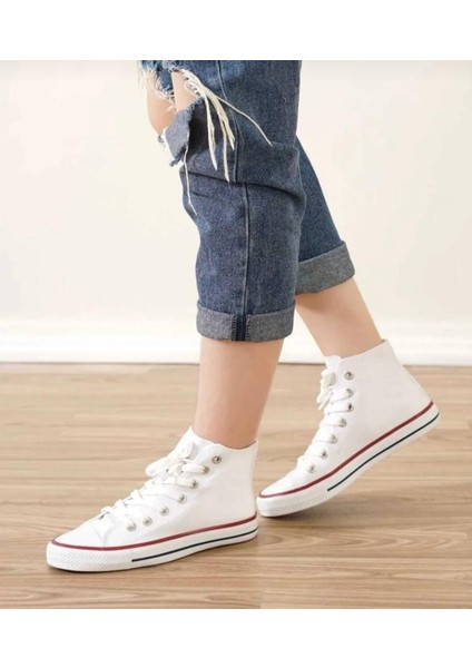 Unısex Uzun Keten Sneaker