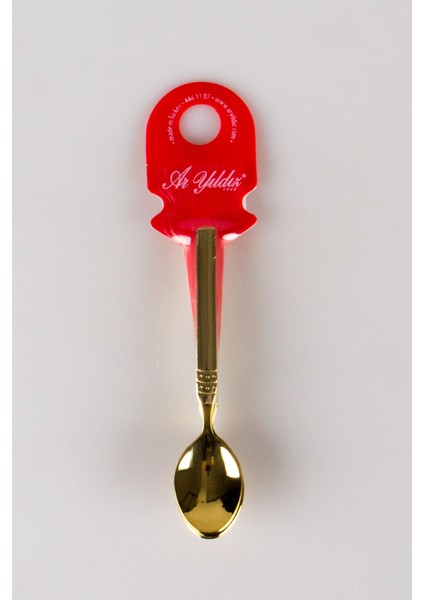 Rio Vakumlu 6 Adet Gold Çay Kaşığı