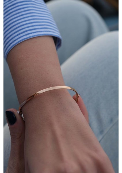 Altın Rose Renkli Kelepçe