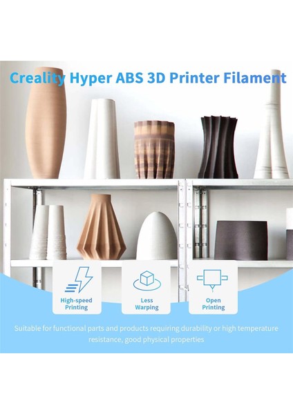 Hyper Abs Gri Filament 1.75MM 1000GR