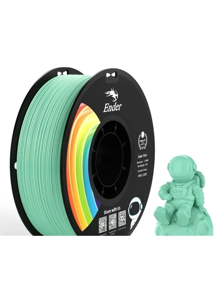 Ender Pla+ Filament Yeşim Yeşili 1.75MM 1kg