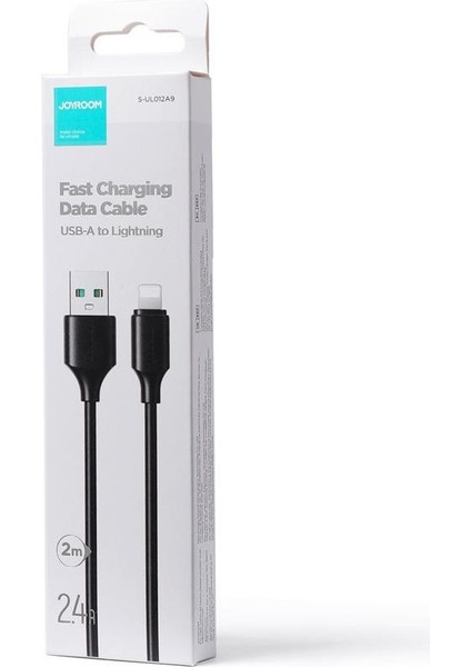2.4A USB Lighting Hızlı Şarj ve Data Kablosu - 1 Metre