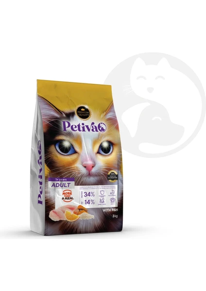 Yetişkin Balık Etli Kedi Maması 3 kg