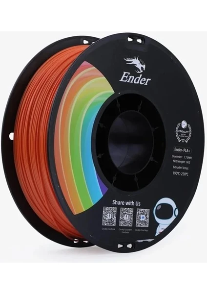 Ender Pla+ Filament Turuncu 1.75MM 1kg