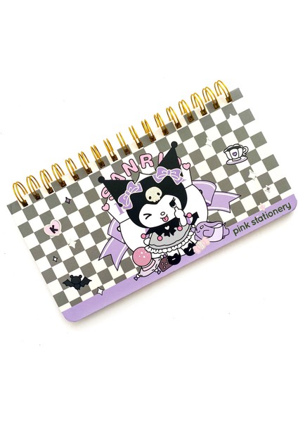 Kawai Kore Japon Kırtasiye Sanrio Kuromi Haftalık Günlük Hatırlatıcı Planlayıcı Not Defter Weekly Planner 50 Sayfa 24*14 cm Ölçüler (Yurt Dışından Getirildi)