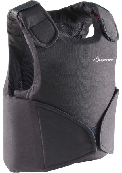 Fouganza Çocuk Binicilik Destek Yeleği - Siyah - Safety 100