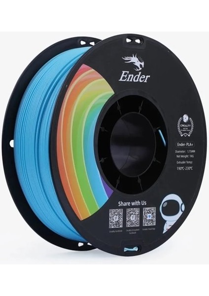 Ender Pla+ Filament Mavi 1.75MM 1kg