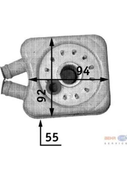 8MO376726-221 Yag Sogutucusu Golf Iı Iıı Iv Bora 98- 1.9 Sdı 1.9 Tdı 2.3ı 2.8ı Caddy Iı 95- 1.7 Sdı 1.9d 1.9 Tdı
