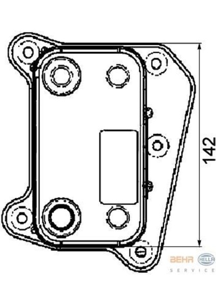 Knecht CLC38000P CLC38000P Yağ Soğutucu Petek (142×37×80) W202 C 200 Cdı C 220 Cdı Om 611.960 (ENO:8MO37672609