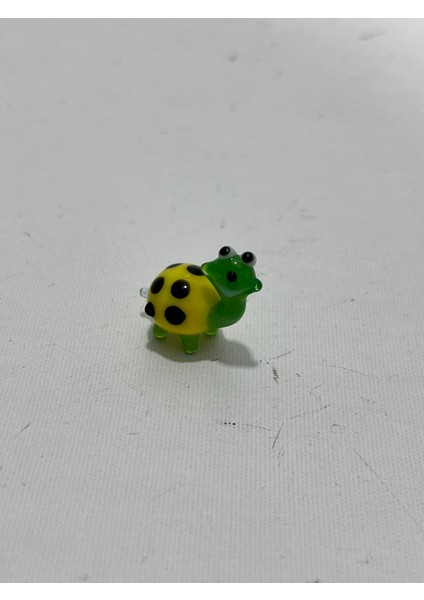 El Yapımı Mini Murano Cam Kaplumbağa Biblo A154-10