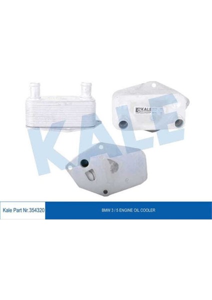 354320 Kale Oto Radyatör 354320 Yağ Soğutucu Bmw 3-5 (E39 E46) 00-03