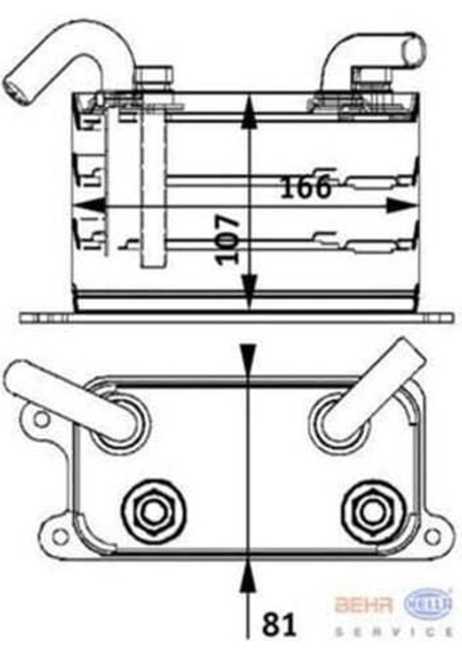 Knecht CLC62000P CLC62000P Yağ Soğutucu 03-10 Transporter T5 2.5tdı