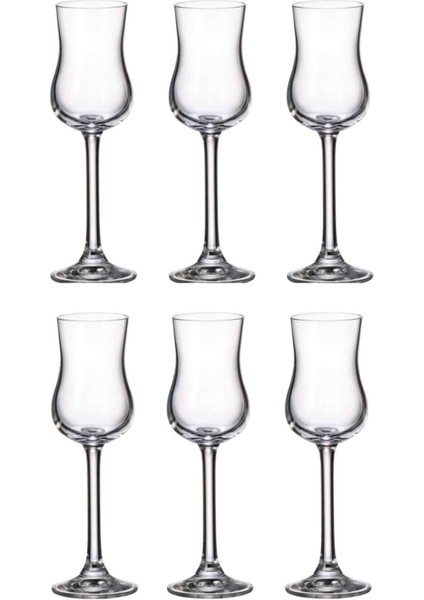 ite Kristal Grappa Colibri Koleksiyon 6 Adet Kahve Yanı Bardak