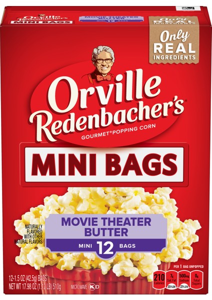 Redenbacher's Movie Theater Butter -Mini 12 Bags 510G