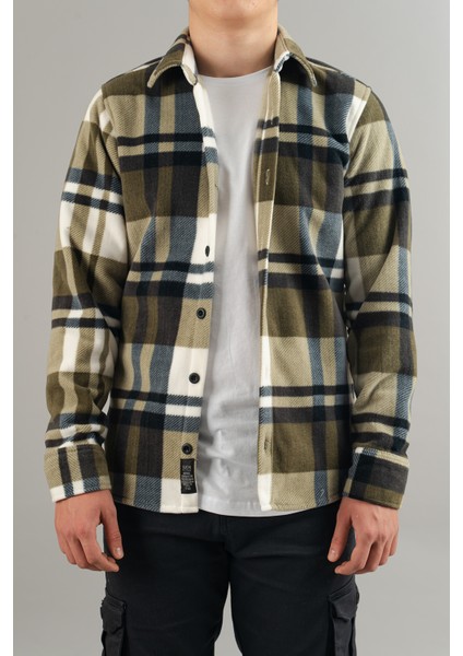 Slim Fit Erkek Polar Gömlek Mavi fiyatları