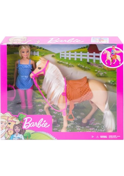 FXH13 Barbie ve Güzel Atı Oyun Seti