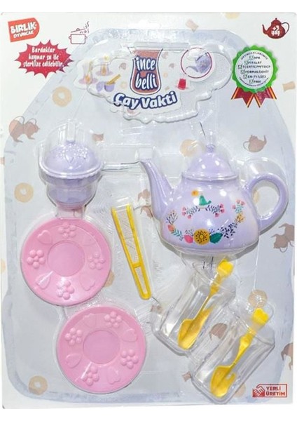 URT011-002 Kartelada Ince Belli Çay Vakti -Brl