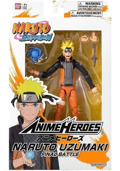 Anime Heroes Naruto Uzumaki Son Savaş Figür