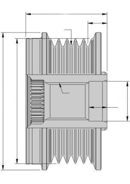 9XU358039-111 9XU358039-111 Alternatör Kasnağı Gm Gm 1204643-55565443-55565443-55565443-55565443 -