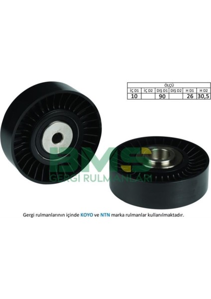 210 210 Alternatör V Kayış Gergi Rulmanı 10×90×26 30.5 Crafter 2.5tdı