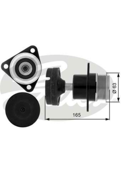 OAP7050 Alternatör Kasnagı Cmax Focus S-Max Mondeo Iv Galaxy Transıt connect 1.8 Tdcı