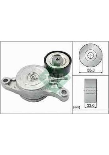 534042010 Alternatör V Kayıs Gergı Rulmanı Kütüklü Toyota Verso 1.6 D4D 14- Mını One D Cooper D 11-13