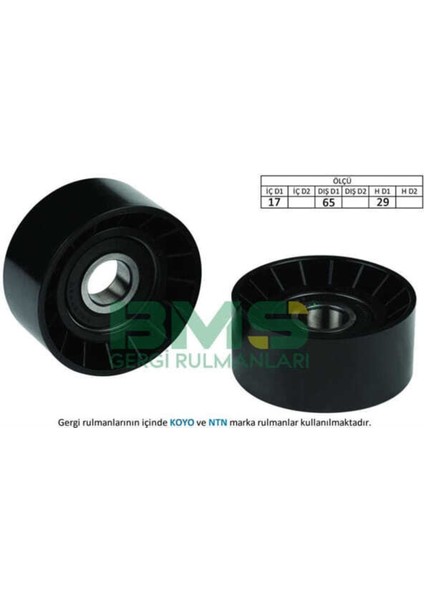 35 35 Alternatör V Kayış Gergi Rulmanı Brava Bravo Doblo Marea Multıpla Palio Siena Stilo 1.6 16V 1