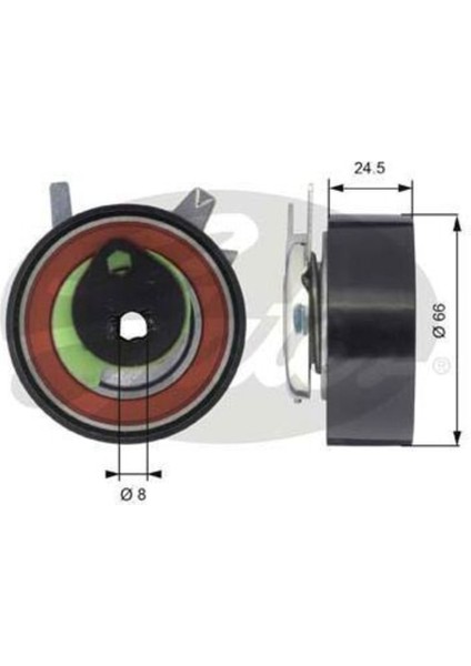 T43048 T43048 Triger Gergi Rulmanı T4 95-03 2,5tdılt 28-35LT 28-46 96-06 2,5tdıvolvo S70