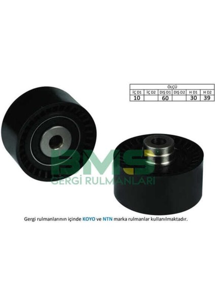 186 186 Eksantrik Gergi Rulmanı P206-306-307-406-407-EXPERT-BERLINGO-JUMPY-XSARA-SCUDO 1.9d-2.0hdı-S