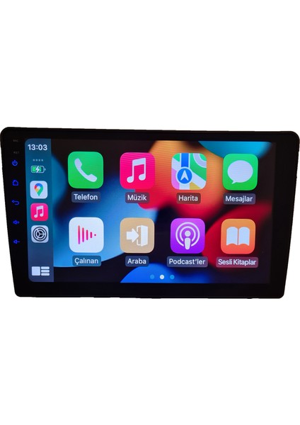 Citroen Berlingo 2009-2018 Yıl Android Sürüm 13 Kablosuz Carplay Navigasyon Multimedya 9 Inç Ekran 2gb Ram 32GB Rom Hafıza