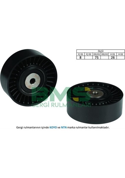 336 336 Alternatör Gergi Rulmanı A4 05-08 A6 05-11 A8 03-10 Q7 06-10 2.7tdı-3.0tdı Bsg-Casa