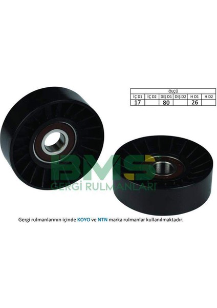 85 Alternator Gergı Rulmanı Bravo