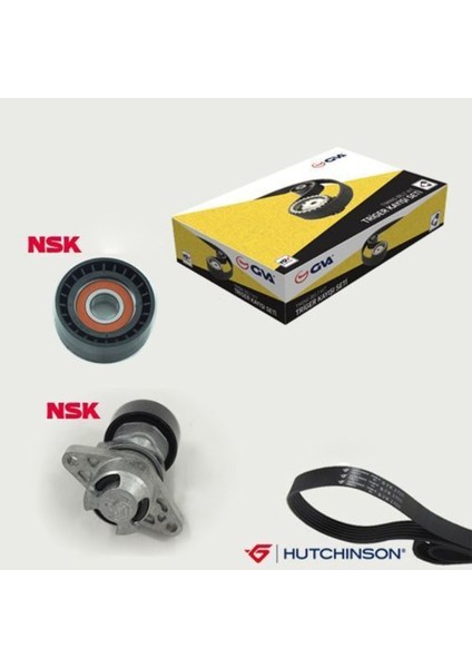 59A1107 59A1107 Alternatör Gergi Seti Kütüklü Clıo Iı Kangoo Megane I Scenic I Logan 1.4 1.6 16V Klimalı