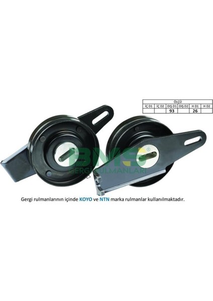 10 10 Alternatör V Kayış Gergi Rulmanı Boxer Jumper Dj5 DJ5T DJ5TED 97-00 Nsk Rulmanlı