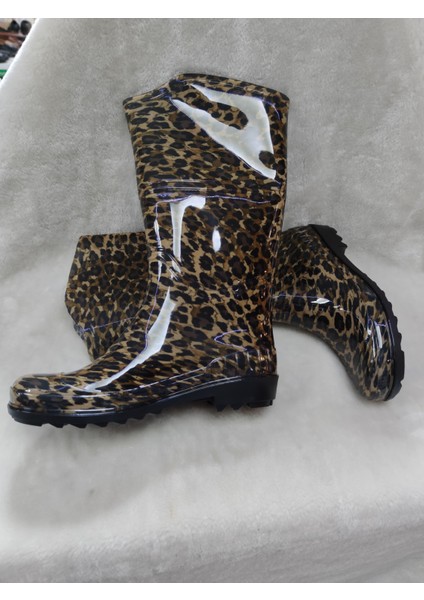 Ulaş - Uzun Boy Bahçe & Lastik Çizme - Leopar-Uzun - 38 - ST02814-14469 modelleri