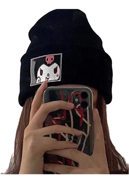 Sanrio Kuromi Figür Nakışlı Bere fiyatları