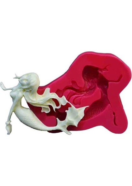 Silikon Kalıp - Denizkızı (7*5,5cm)